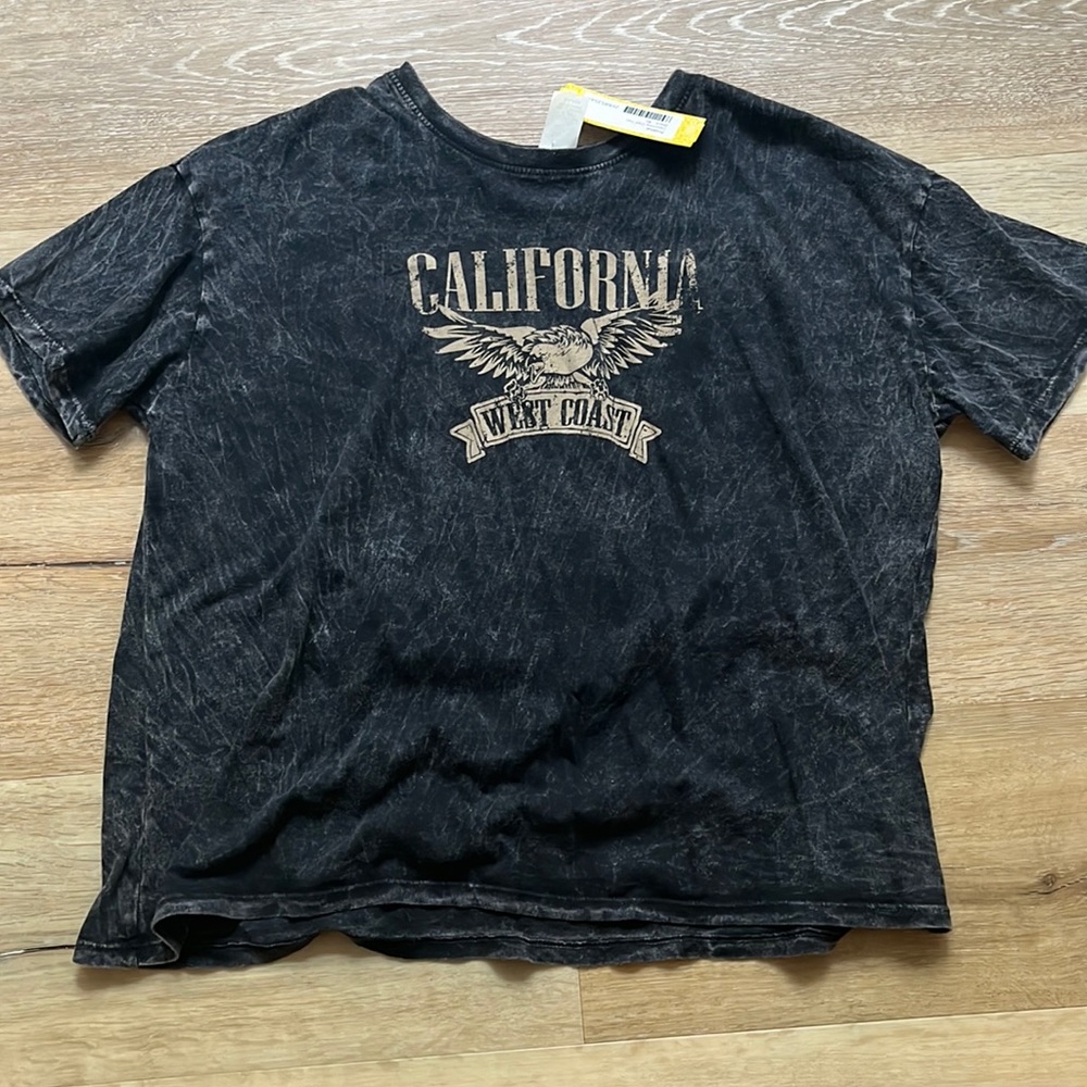loose black California top